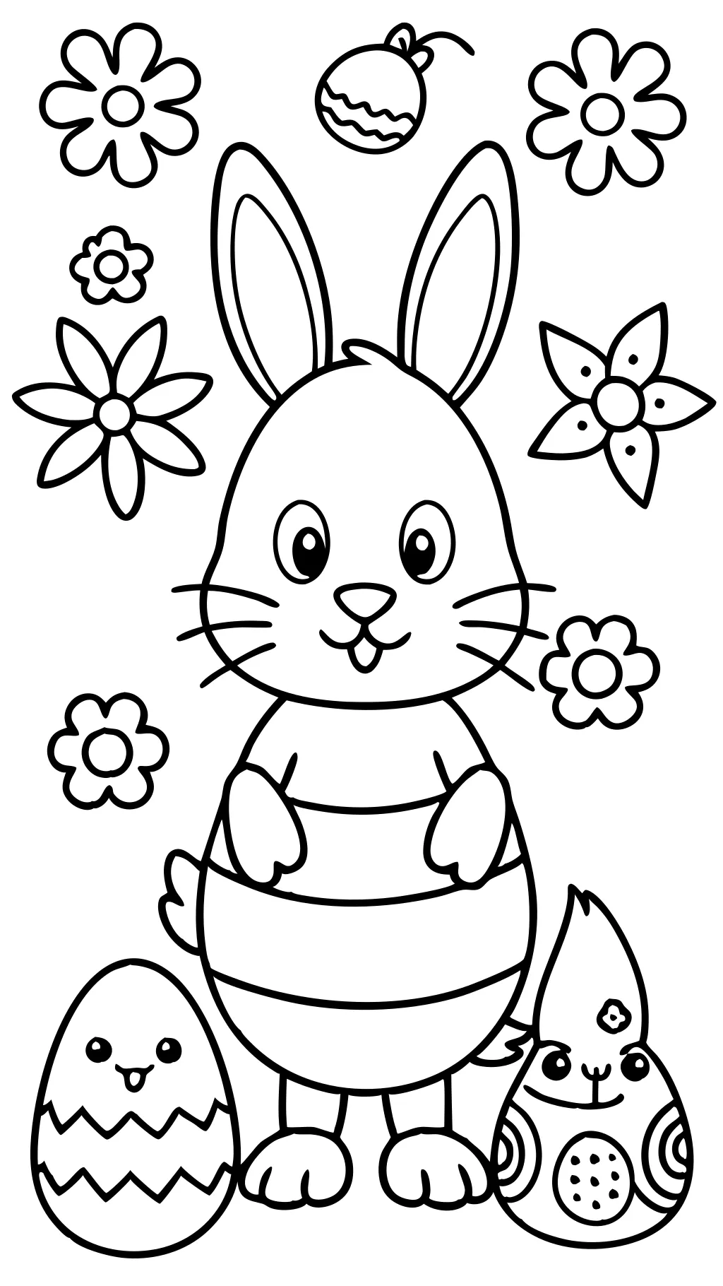 easter coloring pages for preschoolers